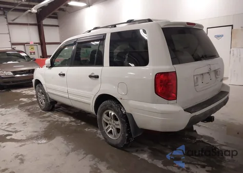 2005 Honda Pilot Ex-L from USA, damaged, VIN 2HKYF185X5H546788